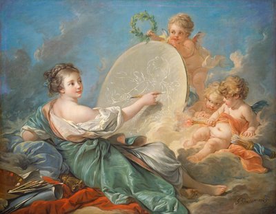 Alegoría de la pintura, 1765 de François Boucher